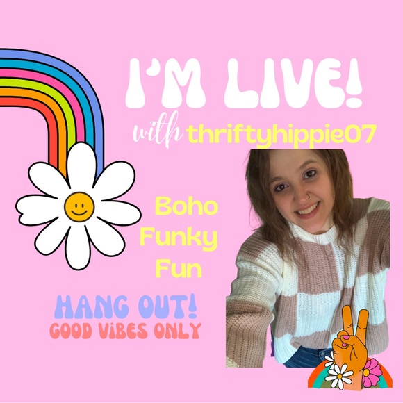 🌈THRIFTYHIPPIE is LIVE NOW! Rebundle Show! $10 Accessories! NEW UNLISTED - Picture 1 of 16